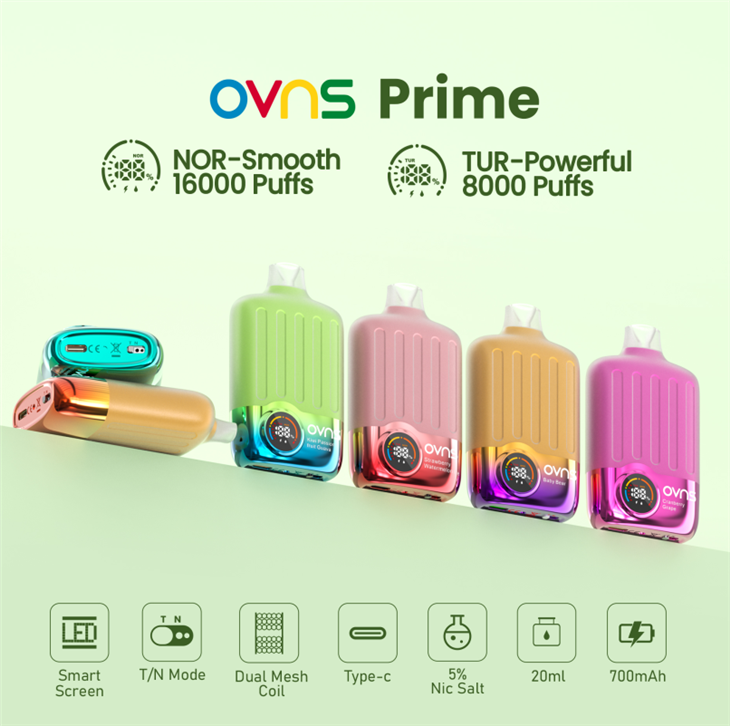 OVNS Prime 16K puffs